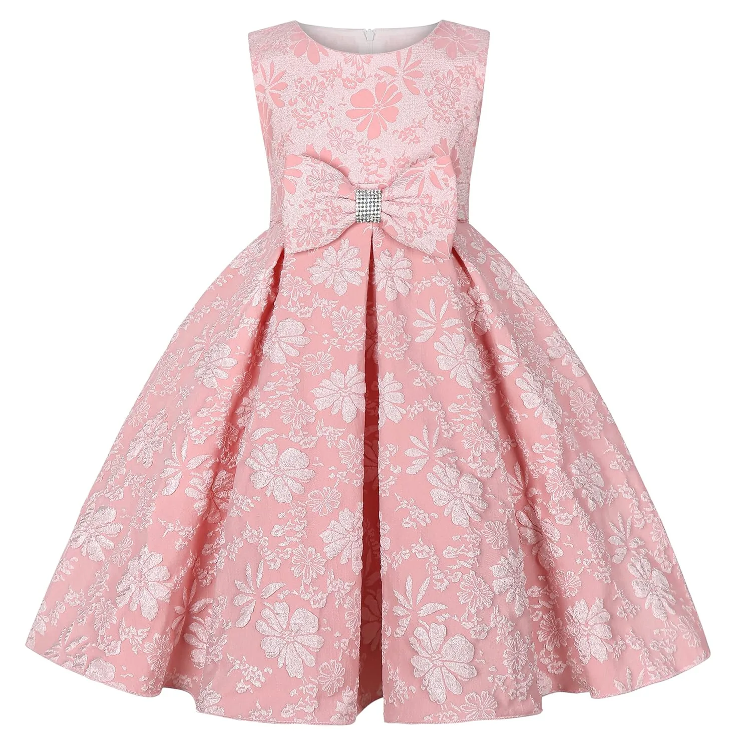 girls party dress bow 1