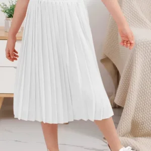 girls pleated maxi skirt 4
