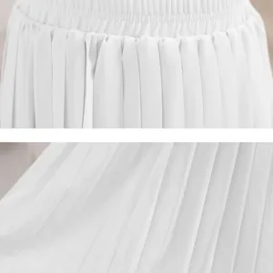 girls pleated maxi skirt 5