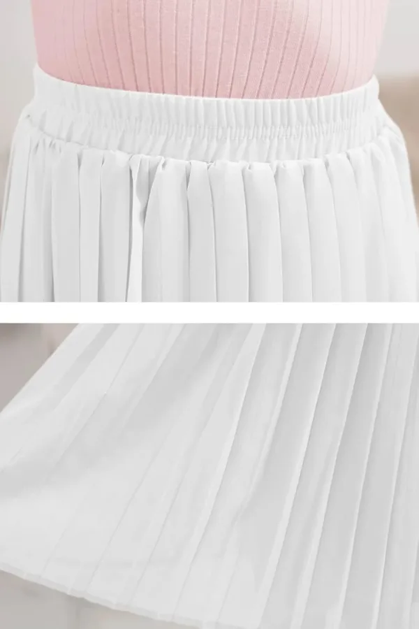 girls pleated maxi skirt 5