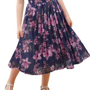 girls pleated maxi skirt 7