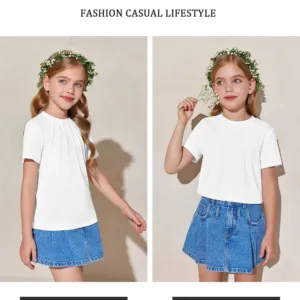 girls pleated tshirts 3
