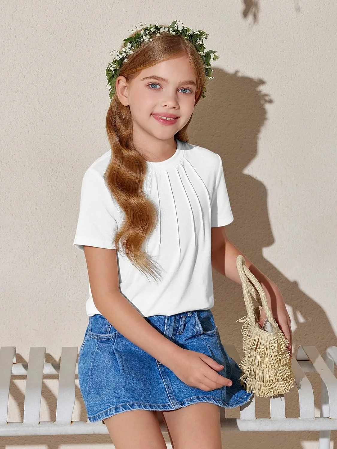 girls pleated tshirts 5