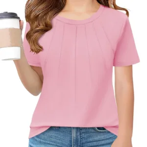 girls pleated tshirts 7