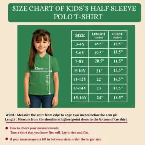girls polo tshirt cotton 2