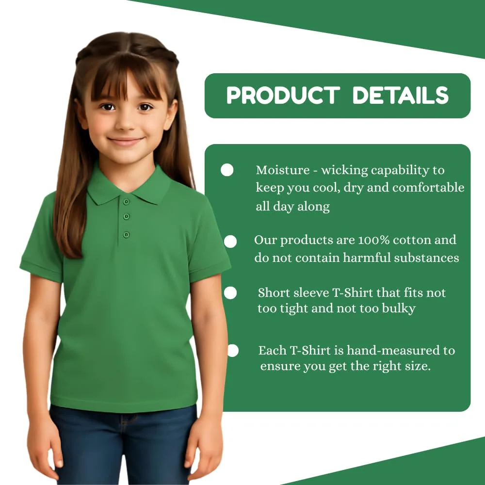 girls polo tshirt cotton 4