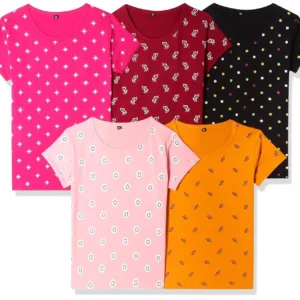 girls printed cotton tshirt 1