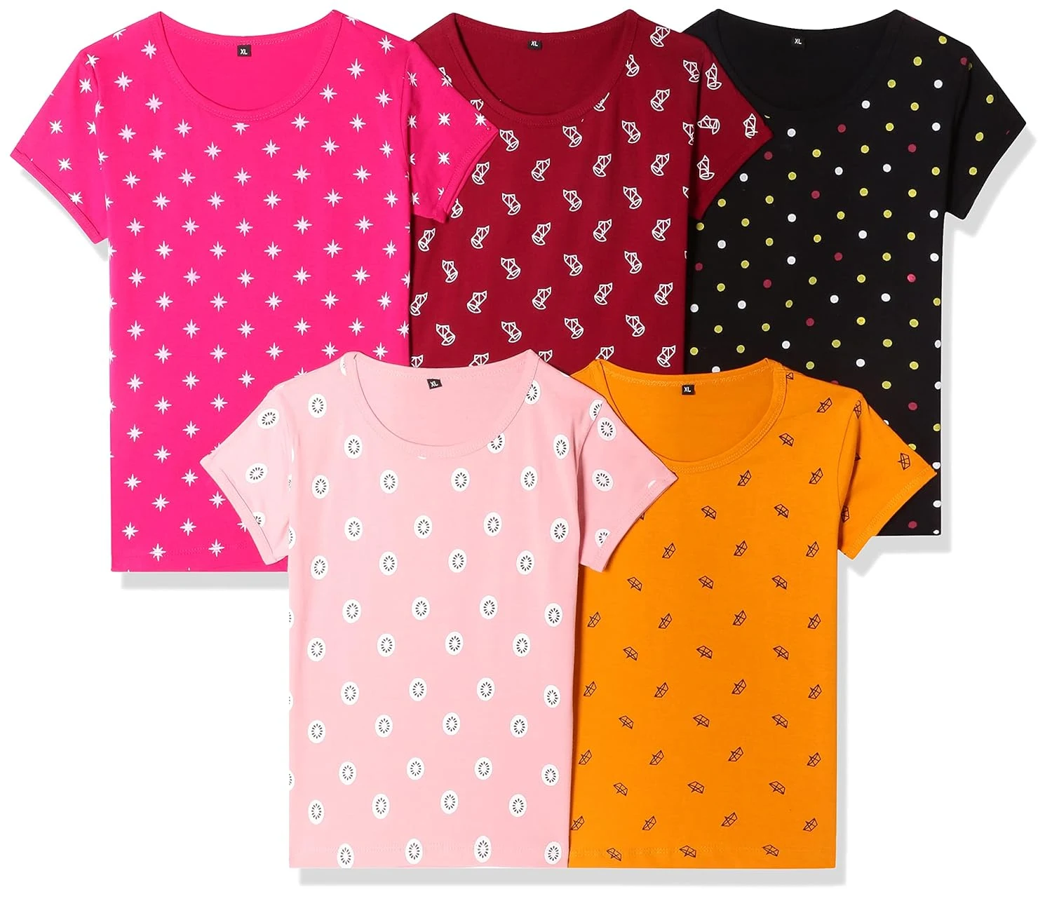 girls printed cotton tshirt 1