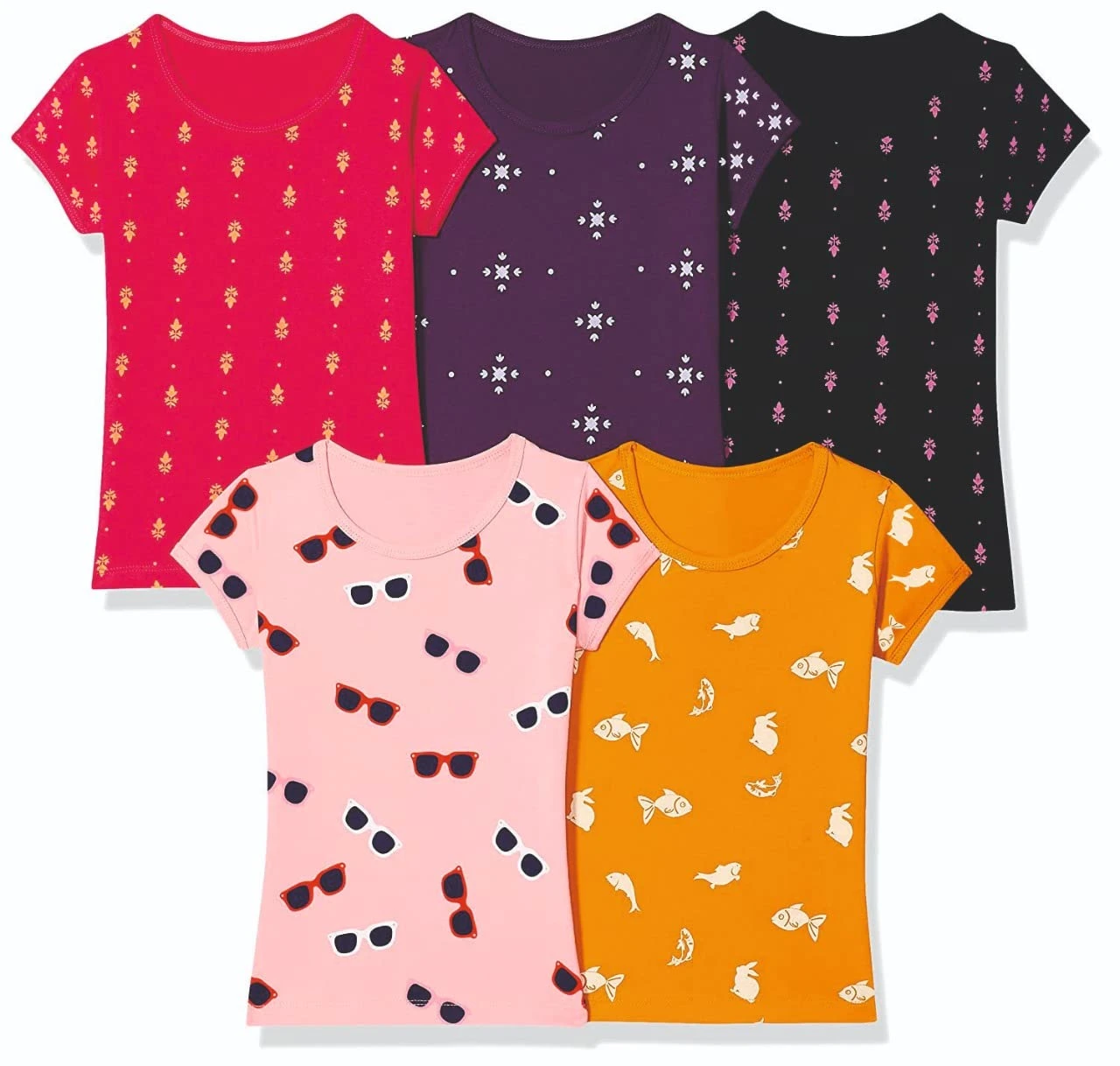 girls printed cotton tshirt 5