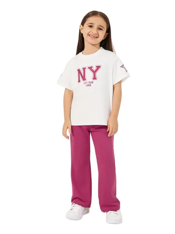 girls printed outfit set 1