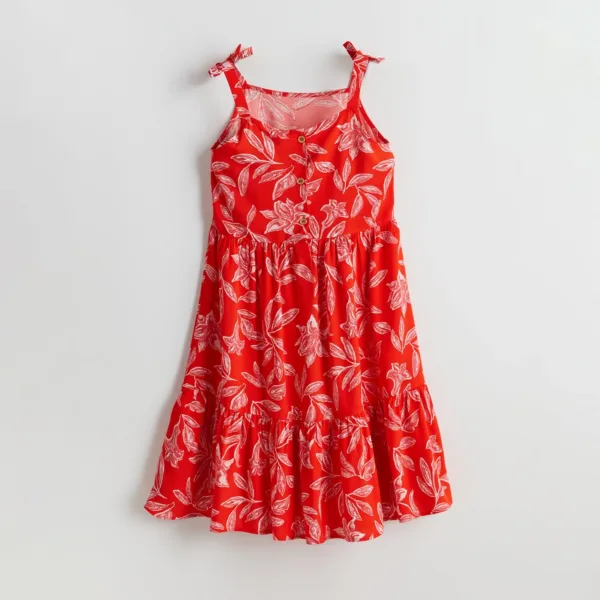 girls printed sleeveless dress 3