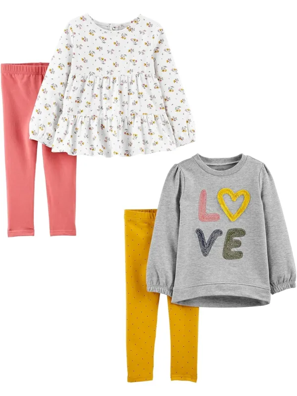 girls shirts pants set 1