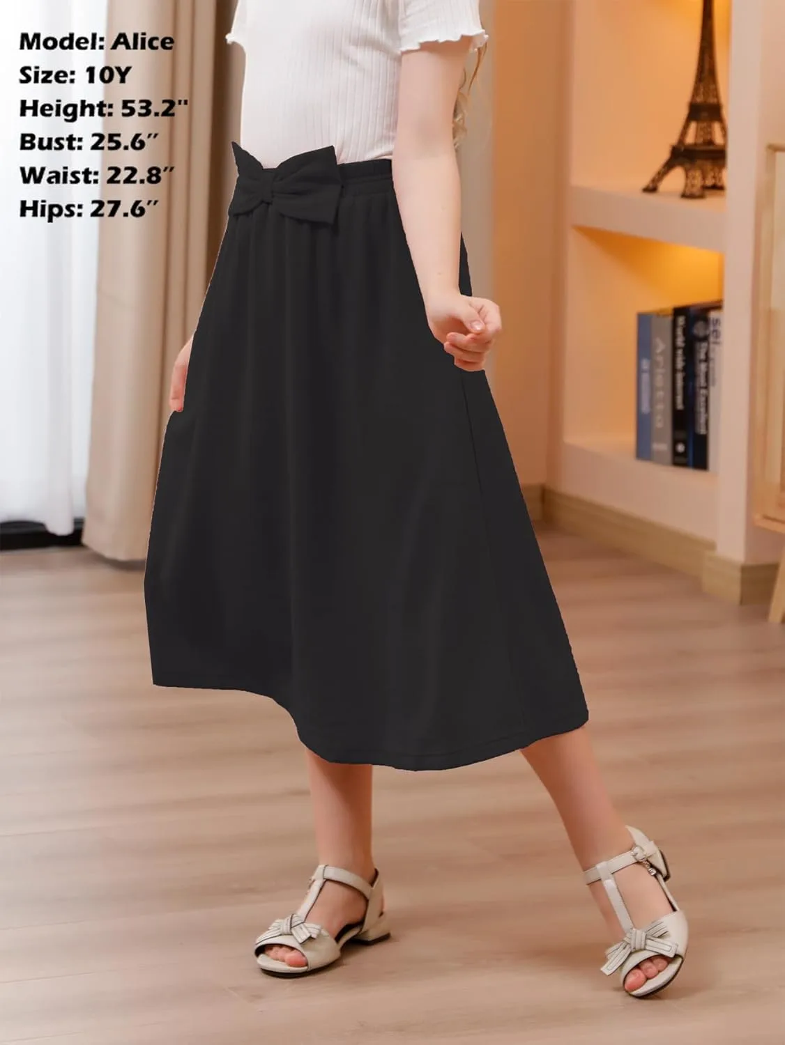 girls skirt bow knot 4