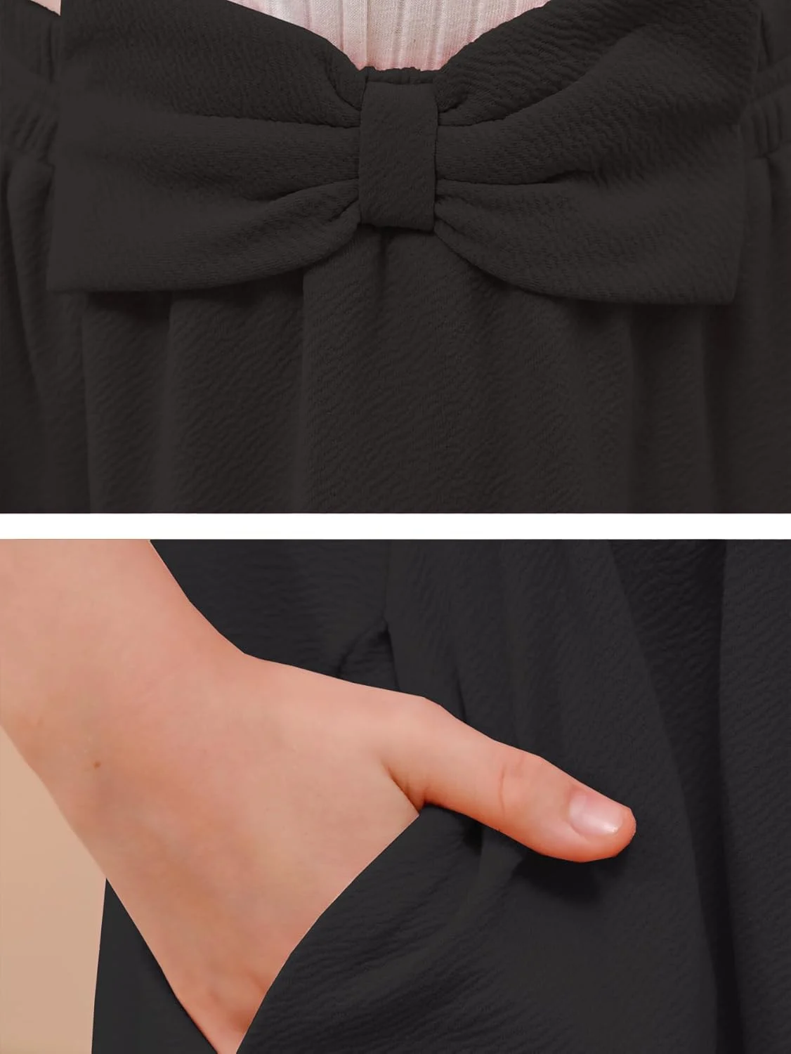 girls skirt bow knot 6