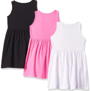 girls sleeveless casual dress 2