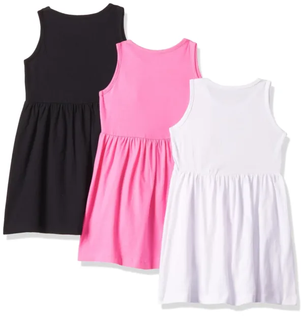 girls sleeveless casual dress 2