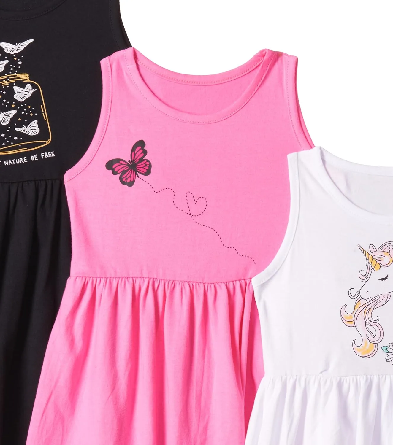 girls sleeveless casual dress 3