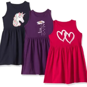 girls sleeveless casual dress 4