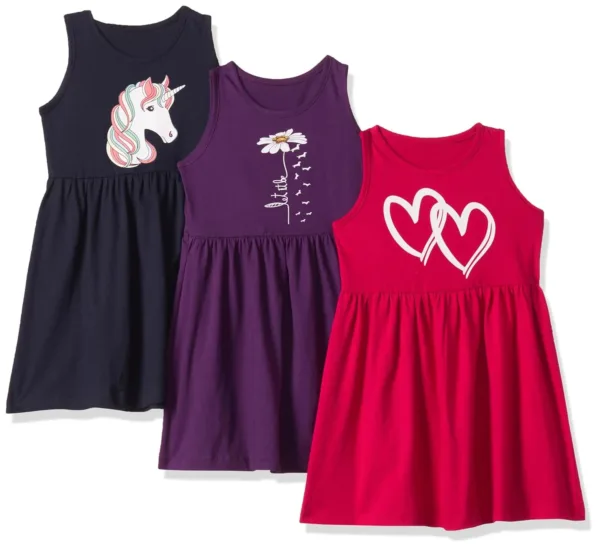 girls sleeveless casual dress 4