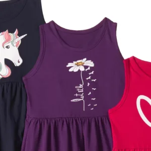 girls sleeveless casual dress 6