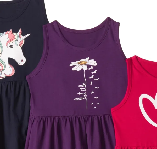 girls sleeveless casual dress 6