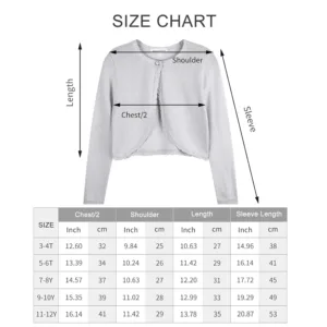 girls sparkle bolero cardigan 6