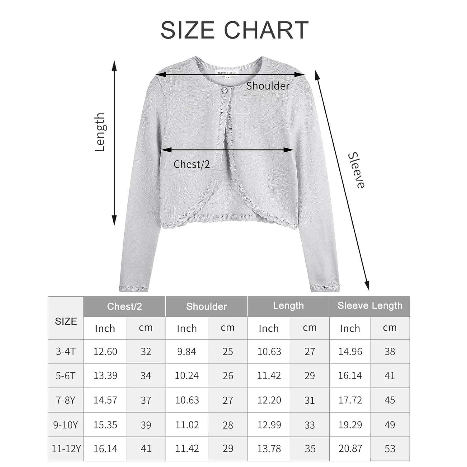 girls sparkle bolero cardigan 6