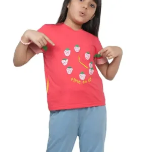 girls strawberry tshirt 7