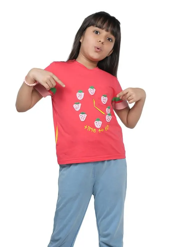 girls strawberry tshirt 7