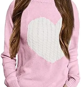 girls sweater heart knit 6