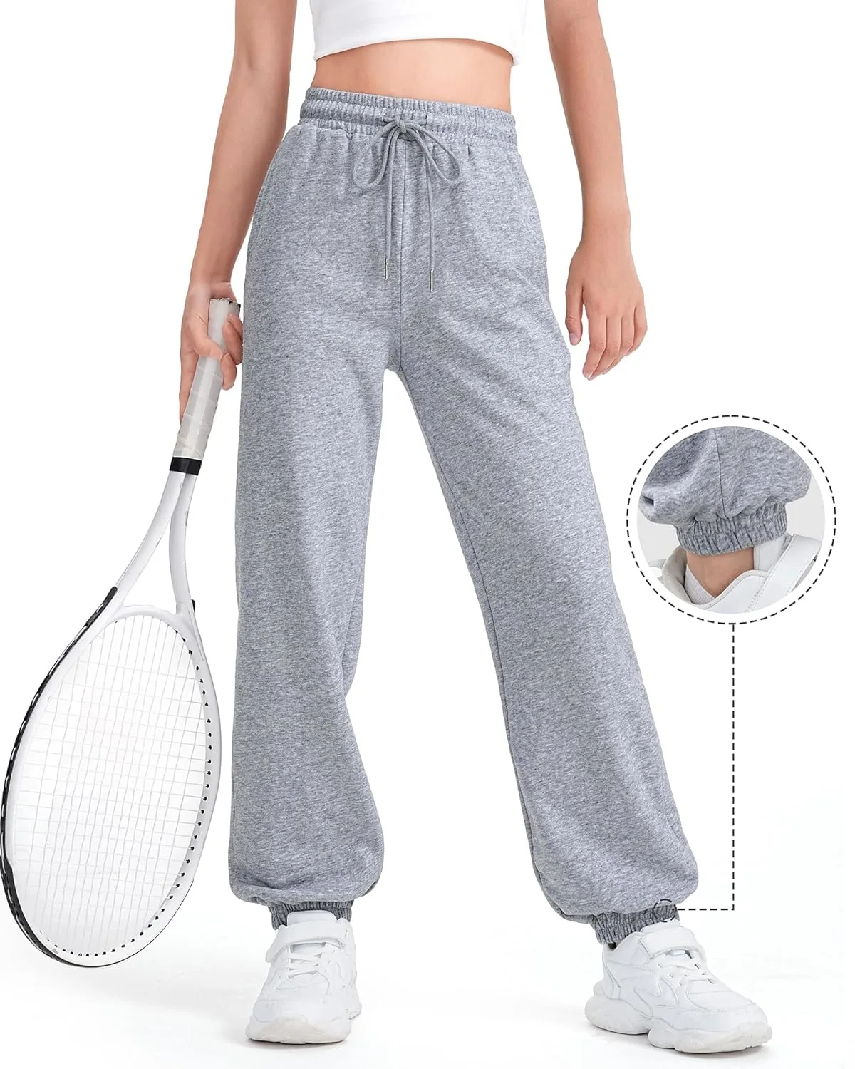 girls sweatpants cotton joggers 2