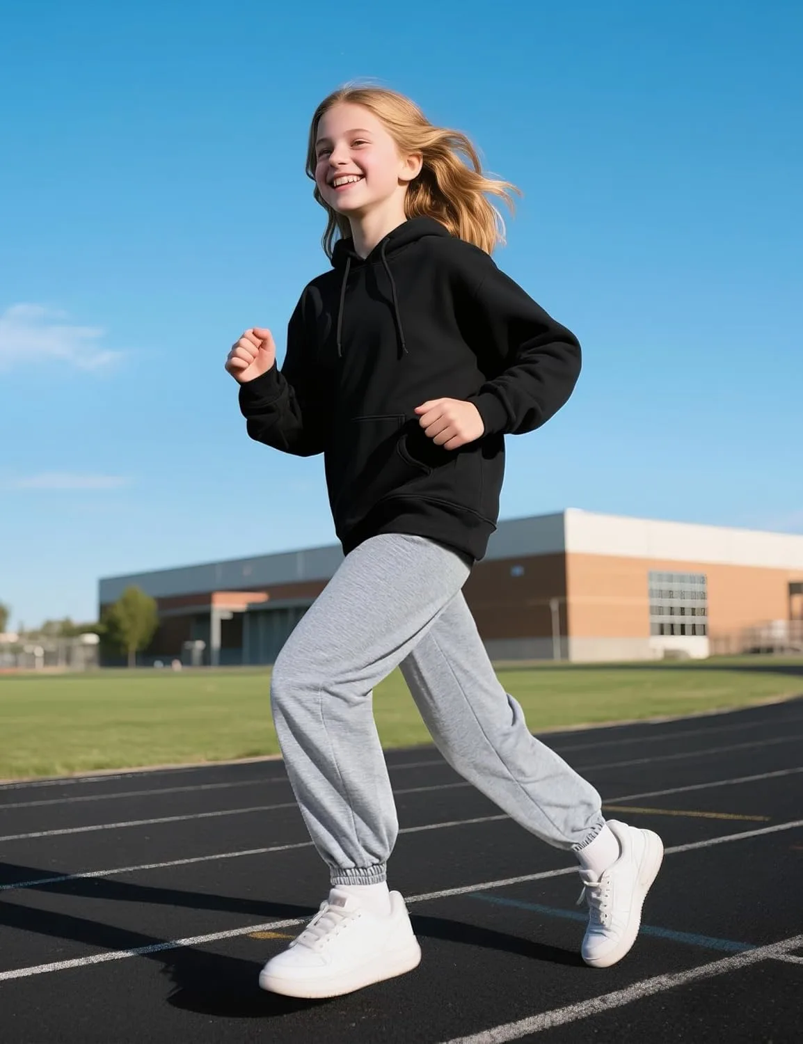 girls sweatpants cotton joggers 7