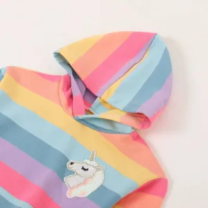 girls sweatshirt unicorn rainbow 4