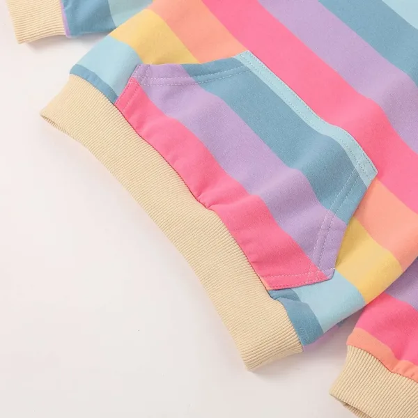 girls sweatshirt unicorn rainbow 6