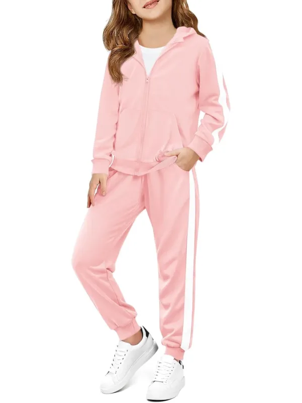 girls sweatsuit hoodie set 1