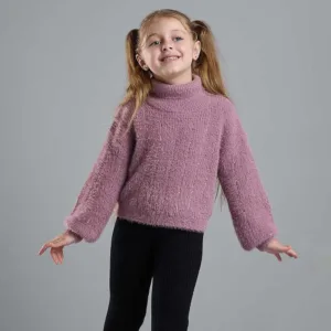 girls textured sweater 2