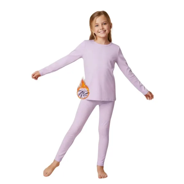 girls thermal underwear set 1