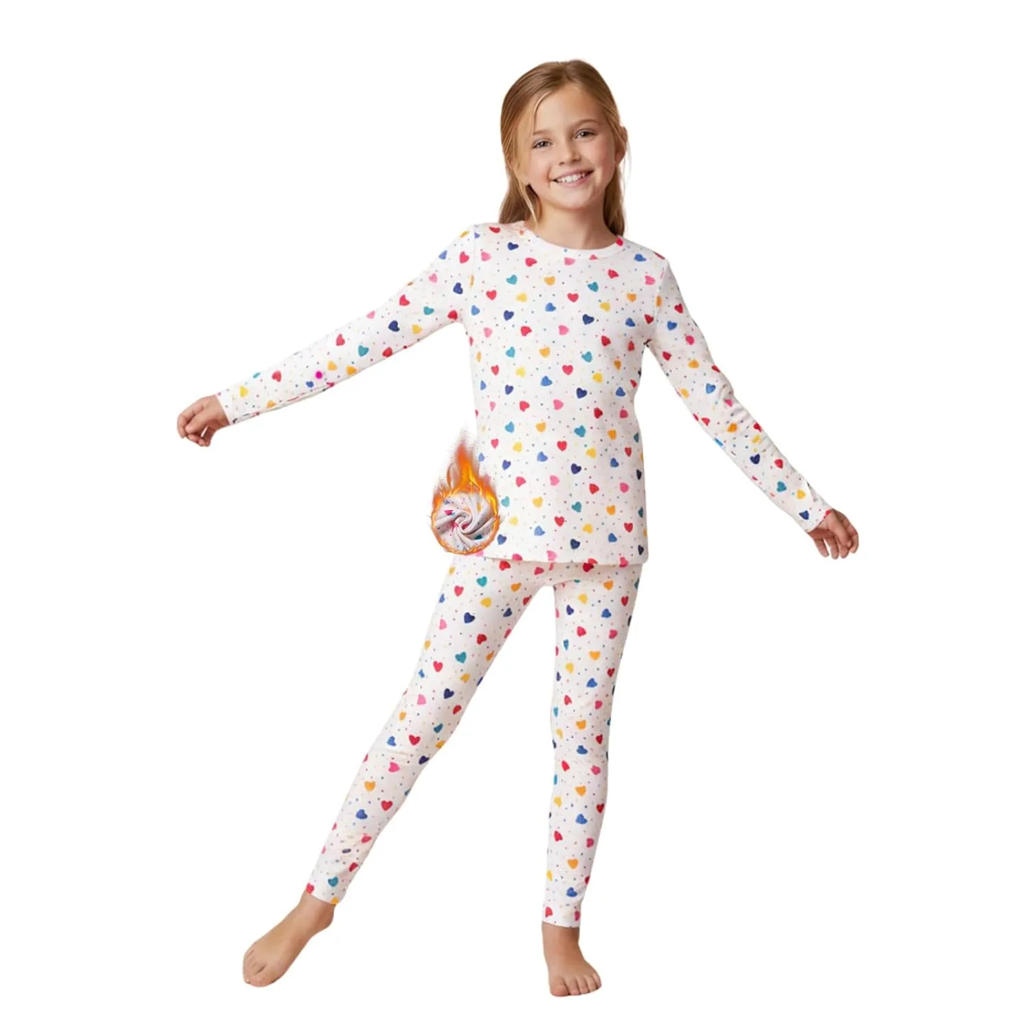 girls thermal underwear set 7