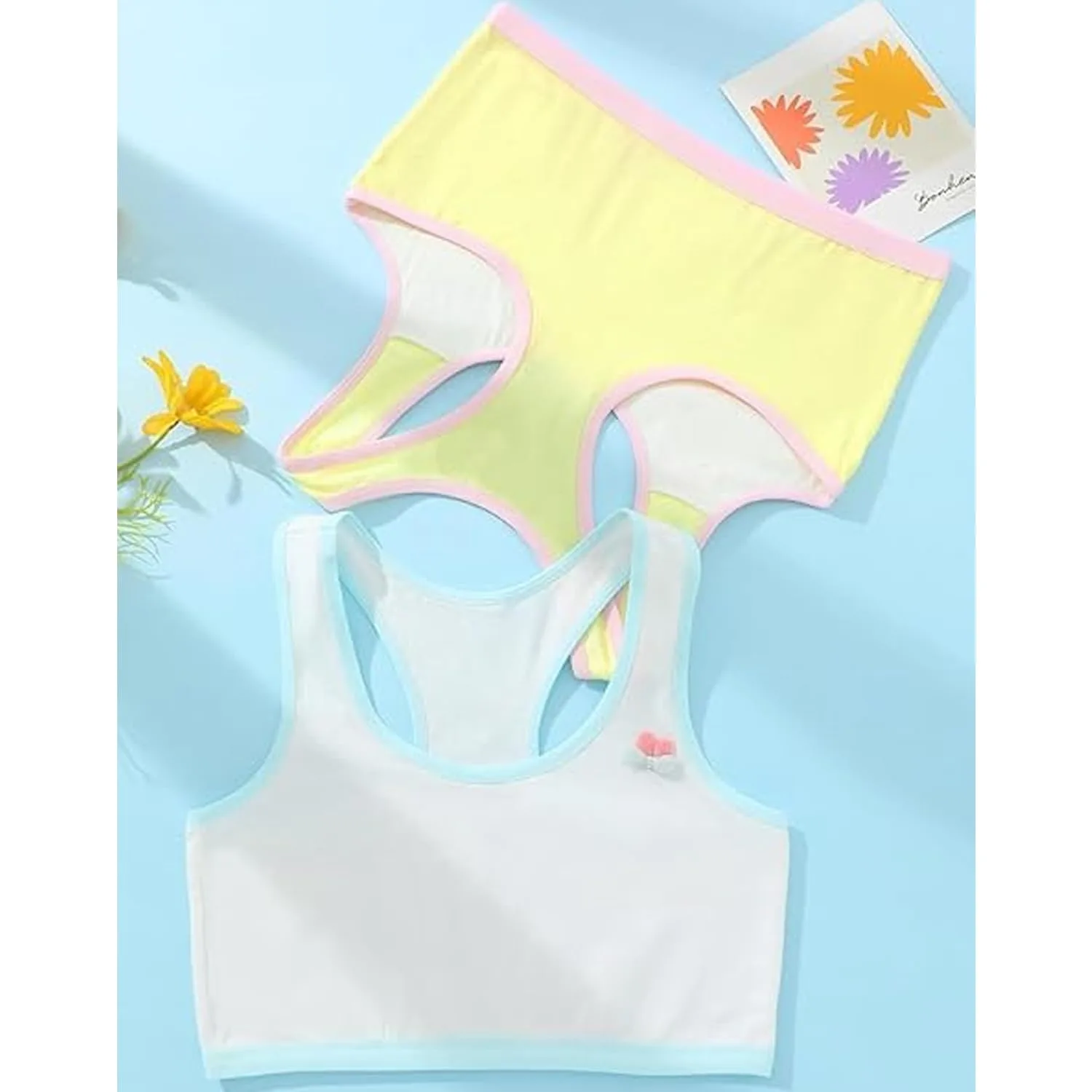 girls training bra pack 4