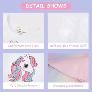girls unicorn dress kids 3