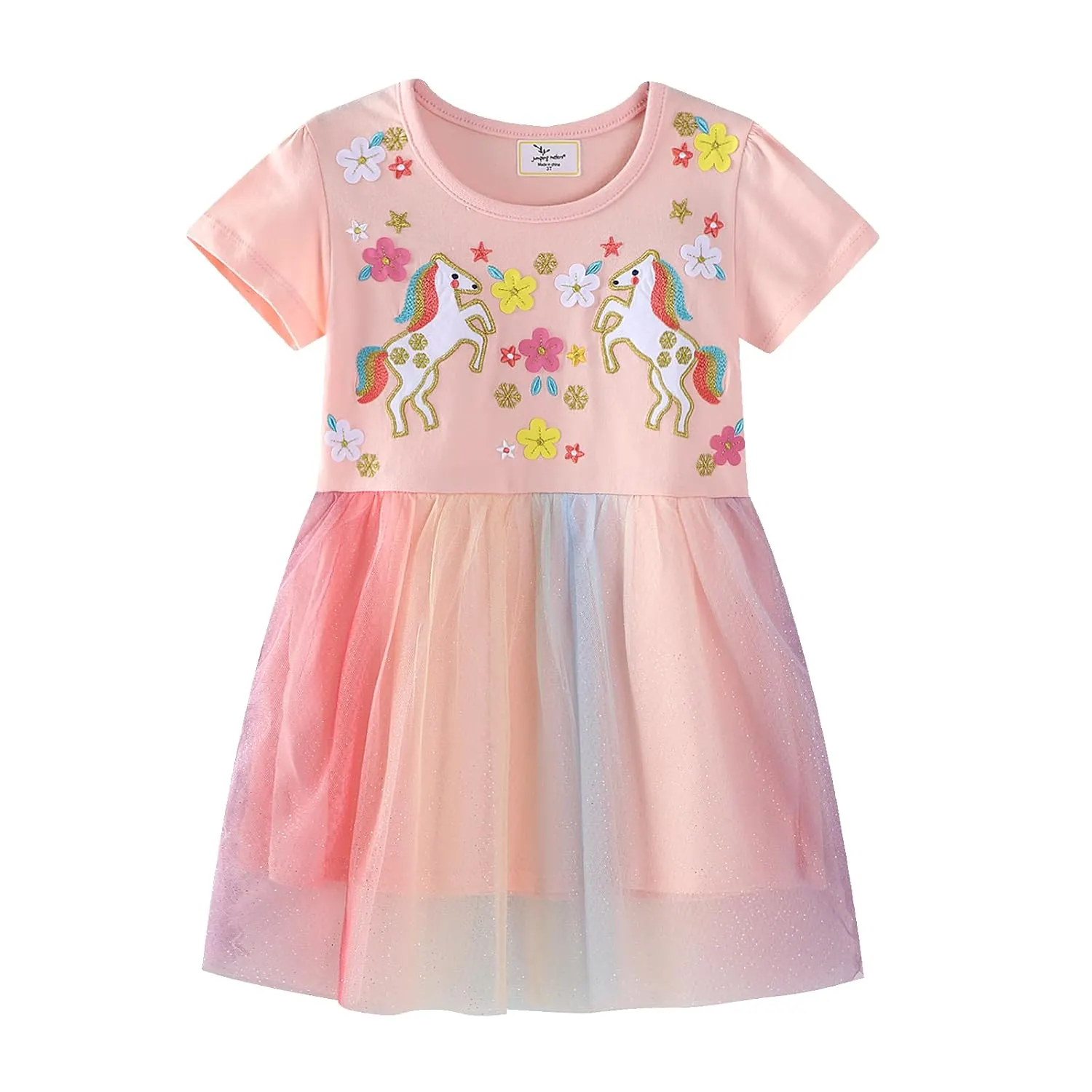 girls unicorn dress kids 6