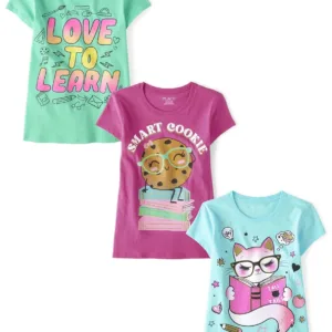 girls unicorn graphic tees 6