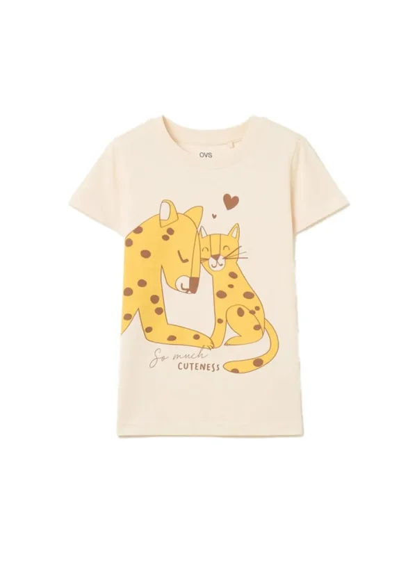 girls white cotton tshirt 1