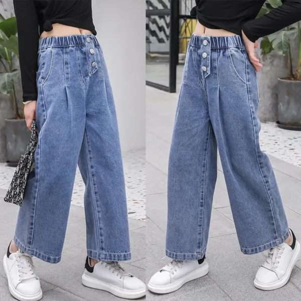 girls wide leg jeans 4