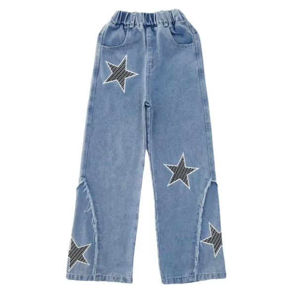 girls wide leg jeans 7