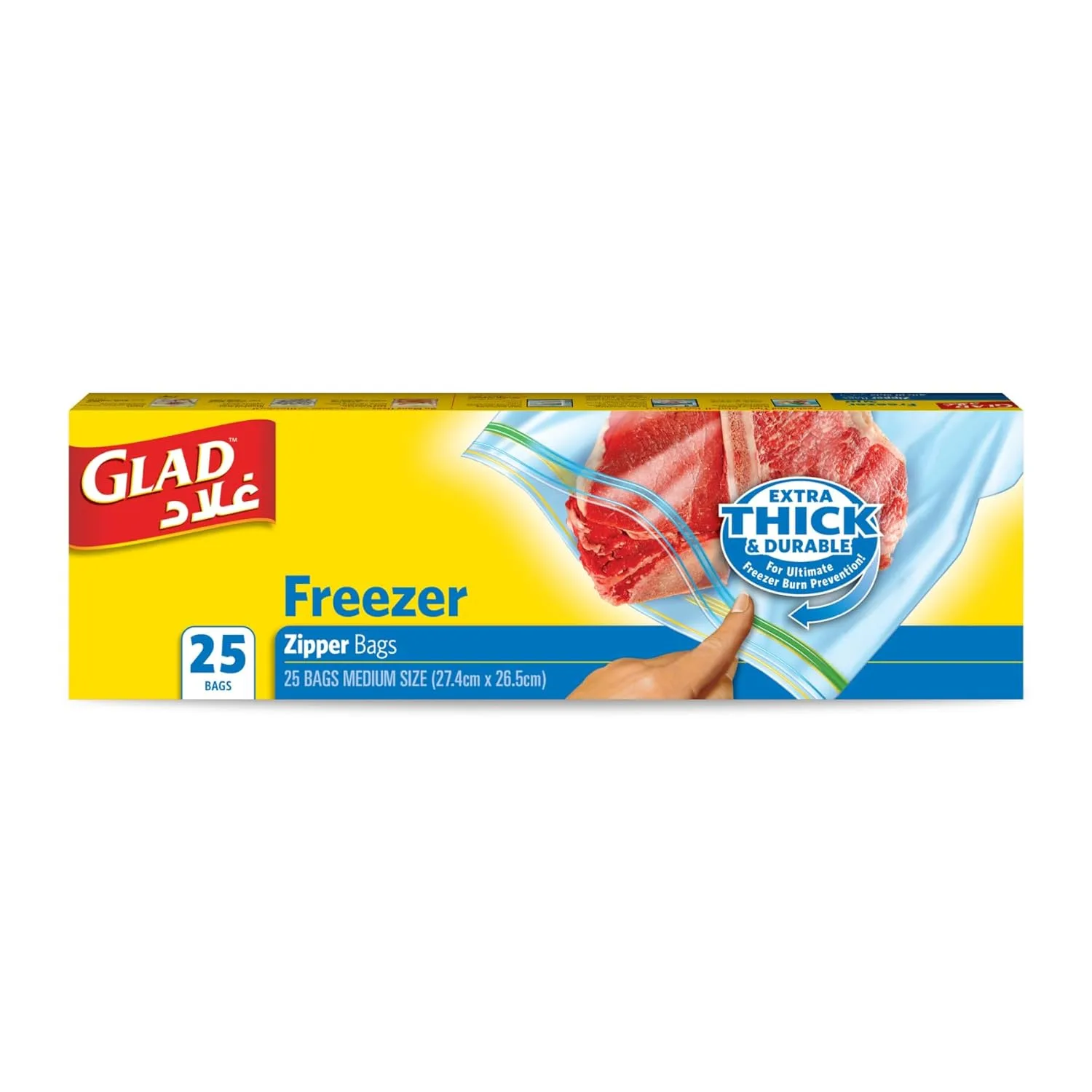 glad freezer bags zipper 1