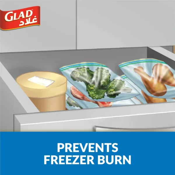 glad freezer bags zipper 5