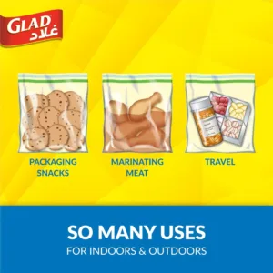 glad freezer bags zipper 6