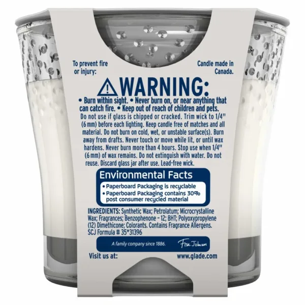 glade vanilla embrace candle 2