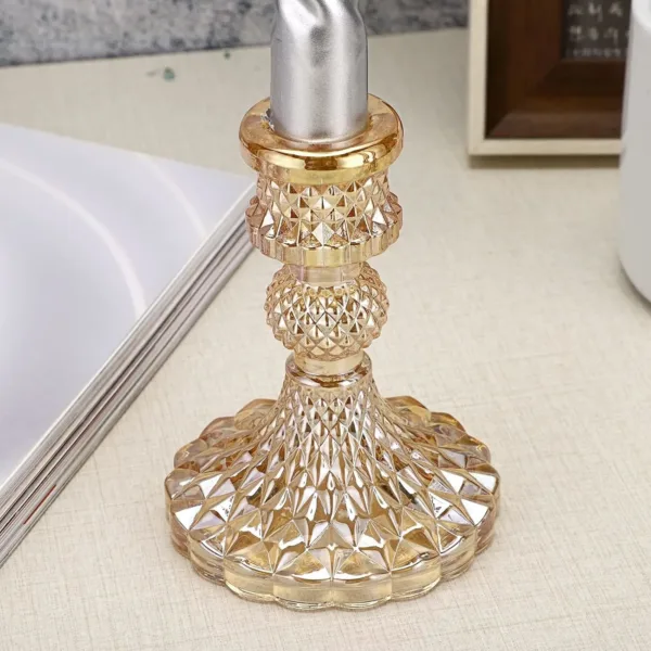 glass candle holder 3